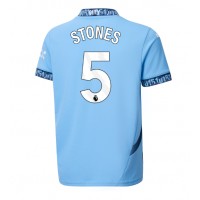 Manchester City John Stones #5 Domáci futbalový dres 2024-25 Krátky Rukáv